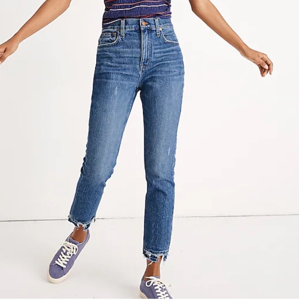 Madewell The High-Rise Slim Boyjean in Melbourne Wash Size 23